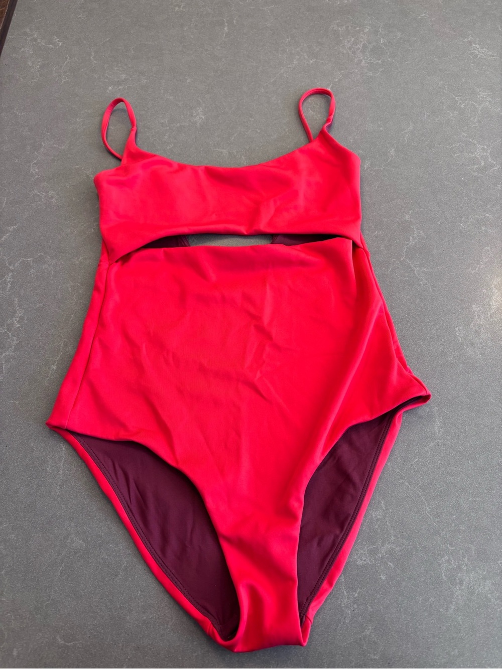 Left On Friday Red Peak Suit One-Piece Swimsuit